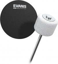 پچ پوست باس درام تک پدال ایونس Evans EQ Black Nylon Single Patch 2-pack