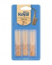 پک سه تایی قمیش ساکسیفون تنور سایز 2.5 ریکو رویال Rico Royal "2.5" Tenor Saxophone Reeds