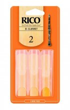 پک سه تایی قمیش کلارینت سی بمل سایز 2 ریکو Rico "2" Bb Clarinet Reeds