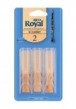 پک سه تایی قمیش کلارینت سی بمل سایز 2 ریکو رویال Rico Royal "2" Bb Clarinet Reeds