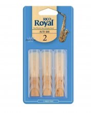 پک سه تایی قمیش ساکسیفون آلتو سایز 2 ریکو رویال Rico Royal "2" Alto Saxophone Reeds