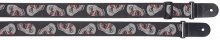 بند گیتار استگ Stagg SWO-SKCLOWN BLK Woven Nylon Guitar Strap