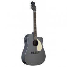گیتار آکوستیک استگ Stagg Acoustic Guitar SA30DCE-BK
