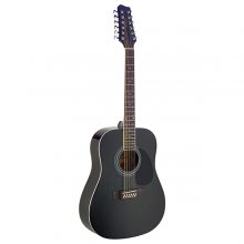 گیتار آکوستیک ۱۲سیم استک Stagg 12 strings Acoustic Guitar SA40D 12 BK