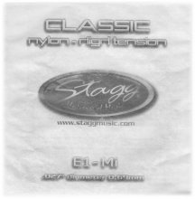 سیم گیتار کلاسیک استگ Stagg Classic Guitar Strings CLN-B2N
