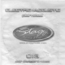 سیم گیتار الکتریک استگ Stagg Electric Guitar String PLS-008