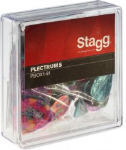 سری پیک گیتار استگ Stagg Guitar Pick PBOX1-81