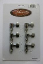 ماشین هد گیتار الکتریک استگ Stagg Electric Guitar Machine Head KG673CR