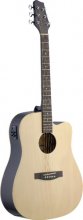 گیتار آکوستیک استگ Stagg Acoustic Guitar SA30DCE-N