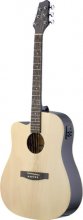 گیتار آکوستیک استگ Stagg Acoustic Guitar SA30DCE-N LH