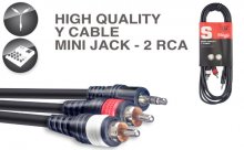 کابل رابط یک به دو استگ Stagg Y-Cable SYC3/MPS2CM E