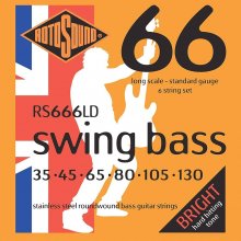 سیم گیتار باس ۶ سیم روتوساند Rotosound Bass Guitar Strings RS666LD